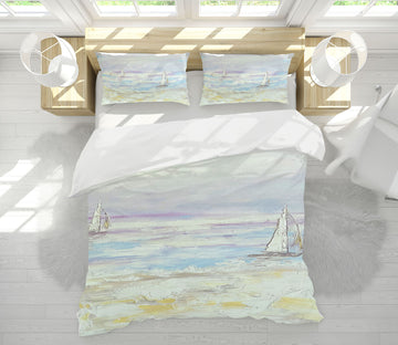 3D Sailing Boat 3794 Skromova Marina Bedding Bed Pillowcases Quilt Cover Duvet Cover