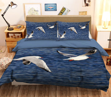 3D Seabird 1939 Bed Pillowcases Quilt Quiet Covers AJ Creativity Home 