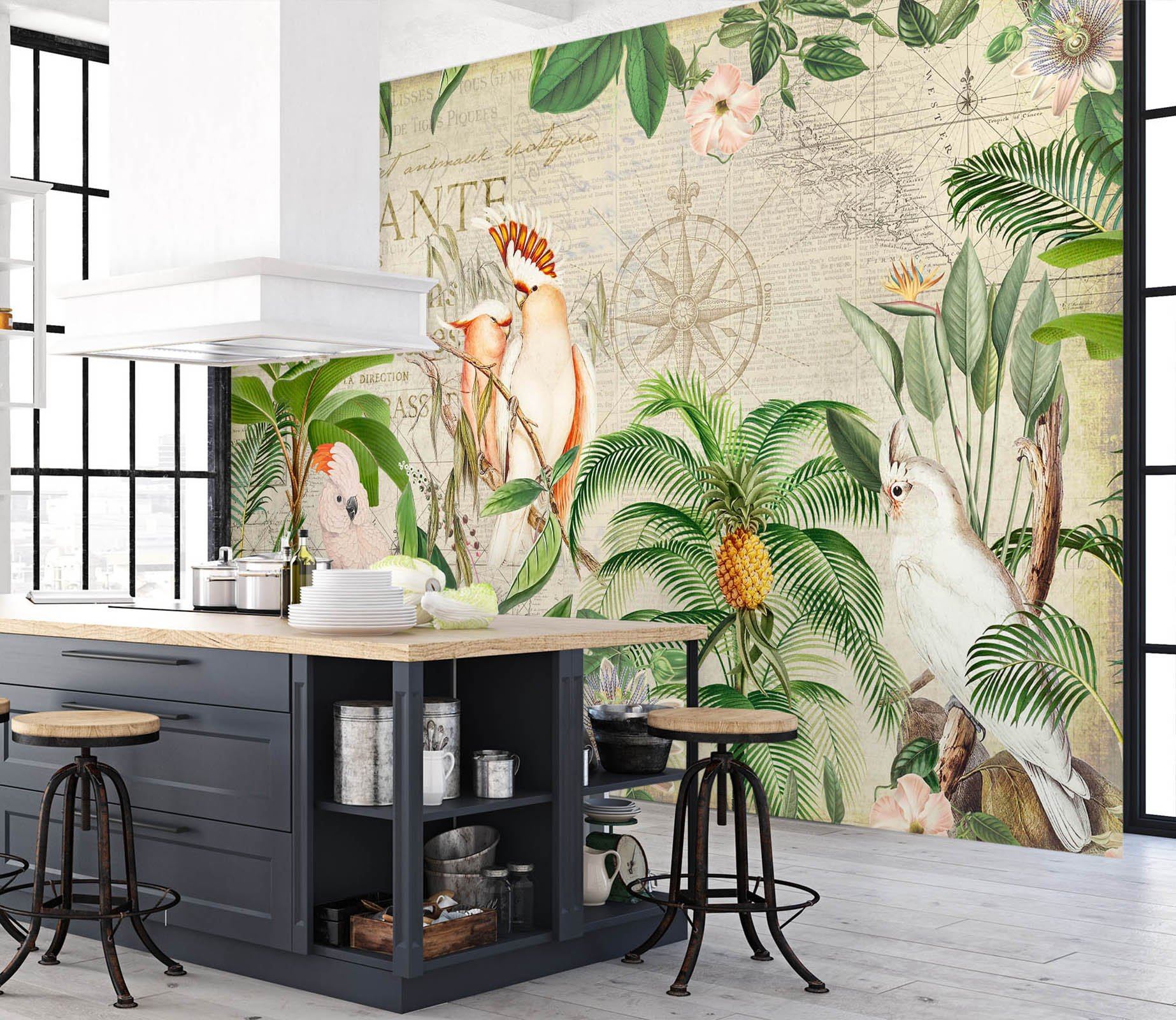 3D Bird Home 1436 Andrea haase Wall Mural Wall Murals Wallpaper AJ Wallpaper 2 