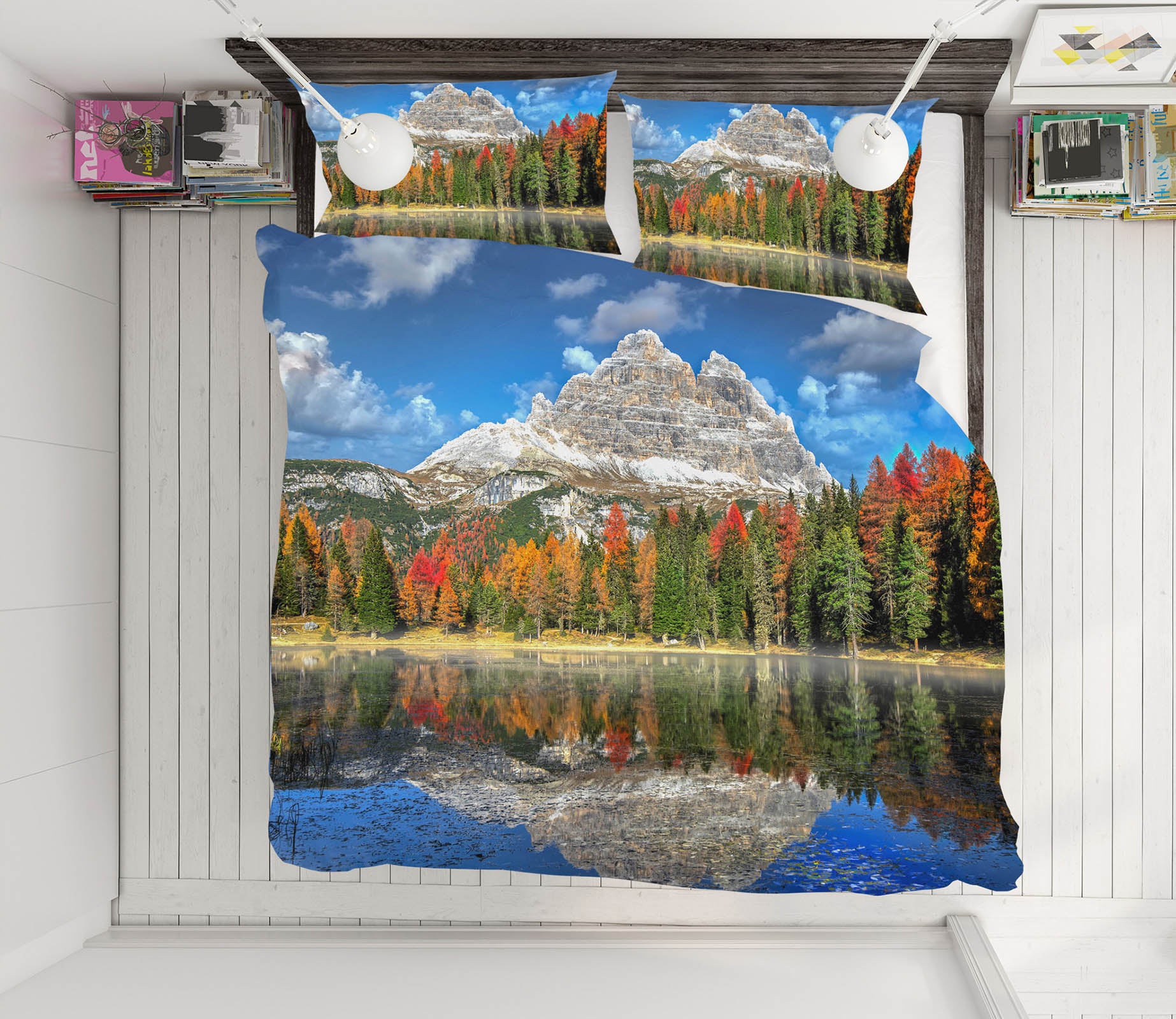 3D Tre Cime Lavaredo 159 Marco Carmassi Bedding Bed Pillowcases Quilt