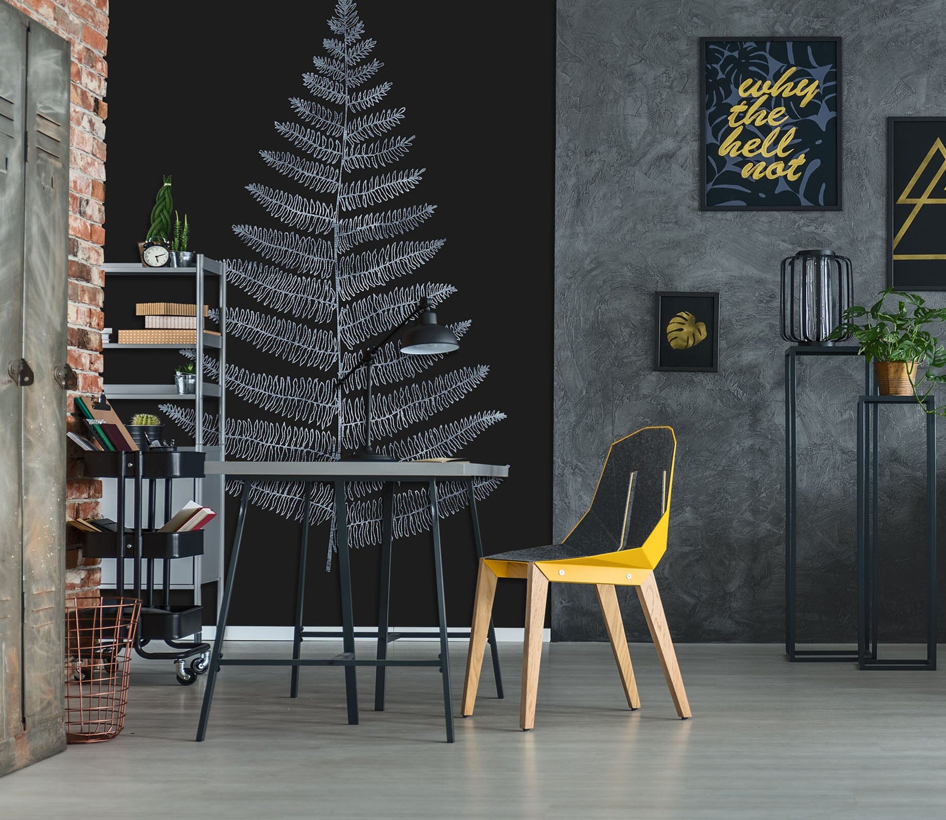 3D Silver Leaves 1417 Boris Draschoff Wall Mural Wall Murals Wallpaper AJ Wallpaper 2 