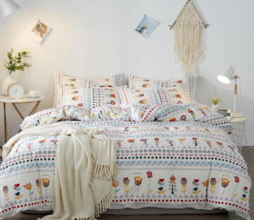 3D Bahemia Style Pattern 15065 Bed Pillowcases Quilt