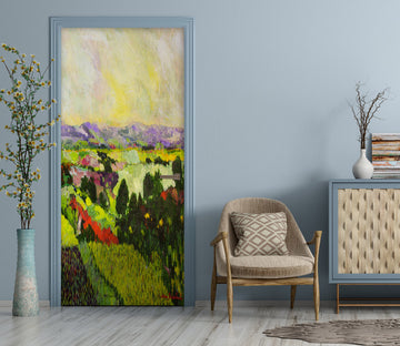 3D Field Forest Grass Painting 93129 Allan P. Friedlander Door Mural