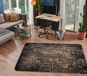 3D Brick Texture 31105 Non Slip Rug Mat