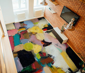 3D Color Block Pigment 9696 Allan P. Friedlander Floor Mural