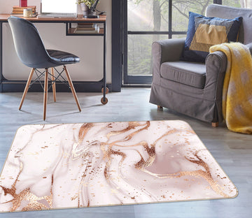 3D Golden Brown Pattern 25240 Non Slip Rug Mat