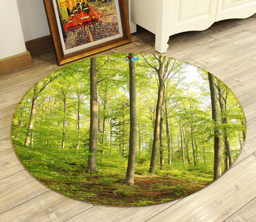 3D Forest 72079 Round Non Slip Rug Mat