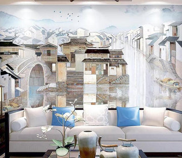 3D City Street 185 Wall Murals Wallpaper AJ Wallpaper 2 