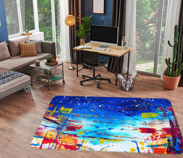 3D Bunting Blue Sky 30038 Non Slip Rug Mat