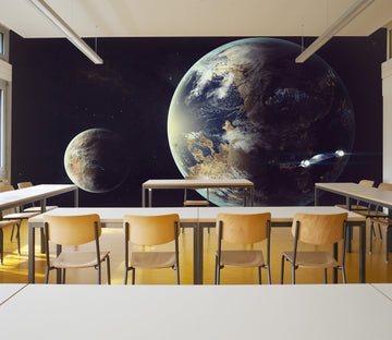 3D Giant Planet 012 Wall Murals Wallpaper AJ Wallpaper 2 