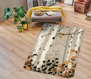 3D Leaves 32179 Non Slip Rug Mat