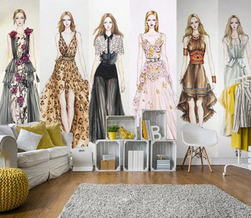 3D Beautiful Dress 1596 Wall Murals Wallpaper AJ Wallpaper 2 