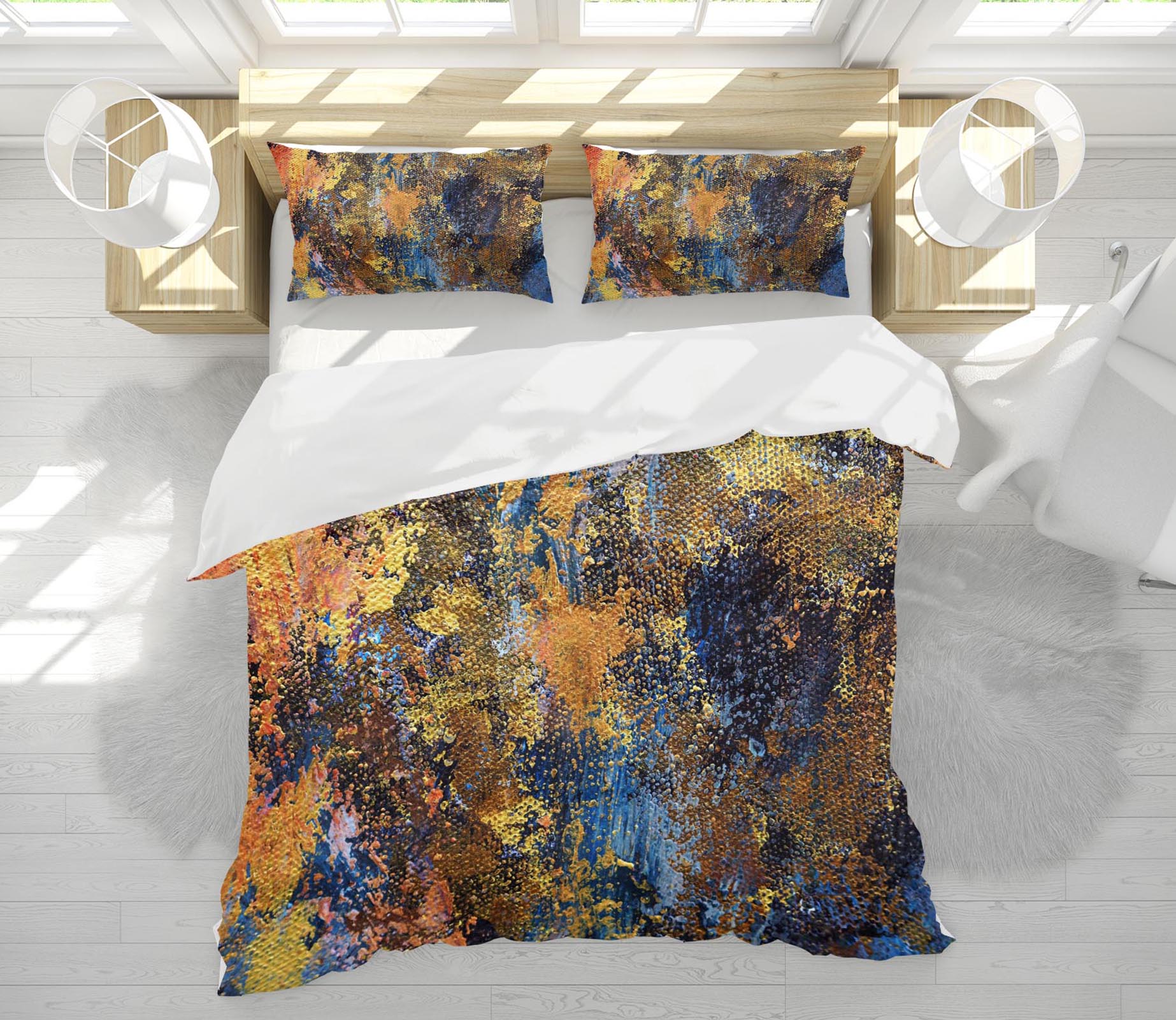 3D Texture 60162 Bed Pillowcases Quilt