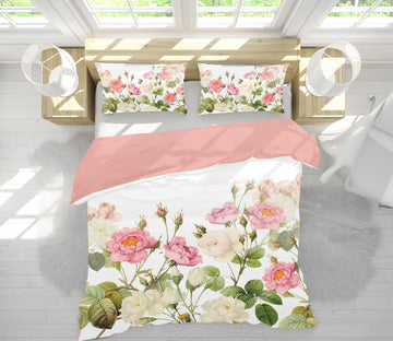 3D Pink Flower Bush 18157 Uta Naumann Bedding Bed Pillowcases Quilt
