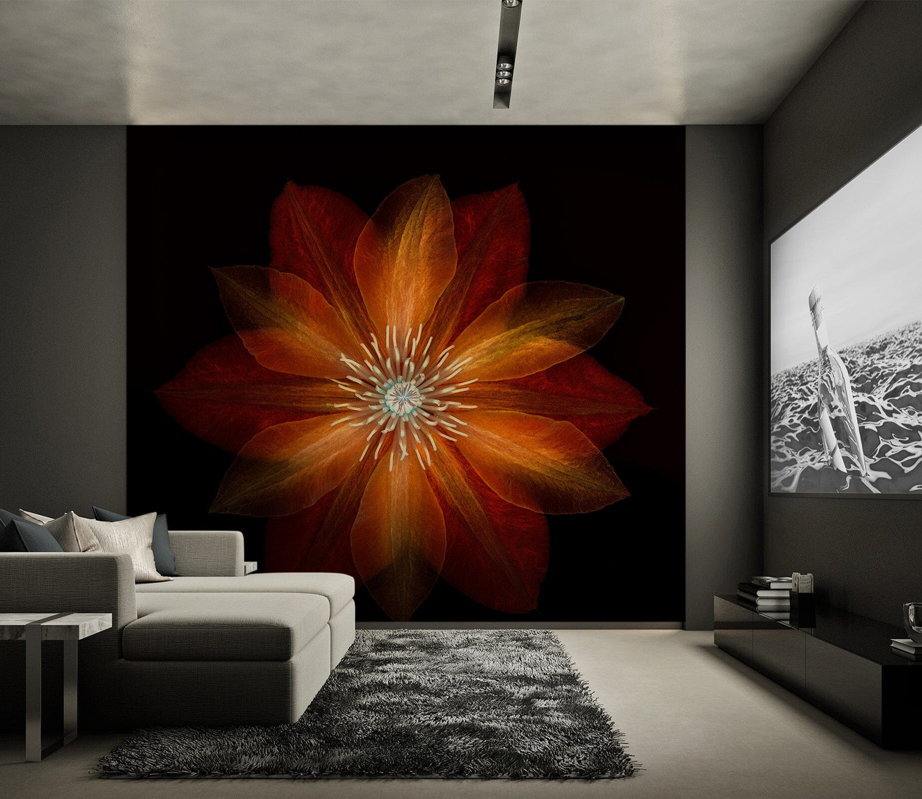 3D Flame Petals 1413 Assaf Frank Wall Mural Wall Murals Wallpaper AJ Wallpaper 2 