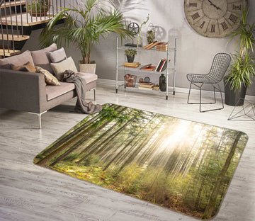 3D Forest Sunlight 76292 Non Slip Rug Mat
