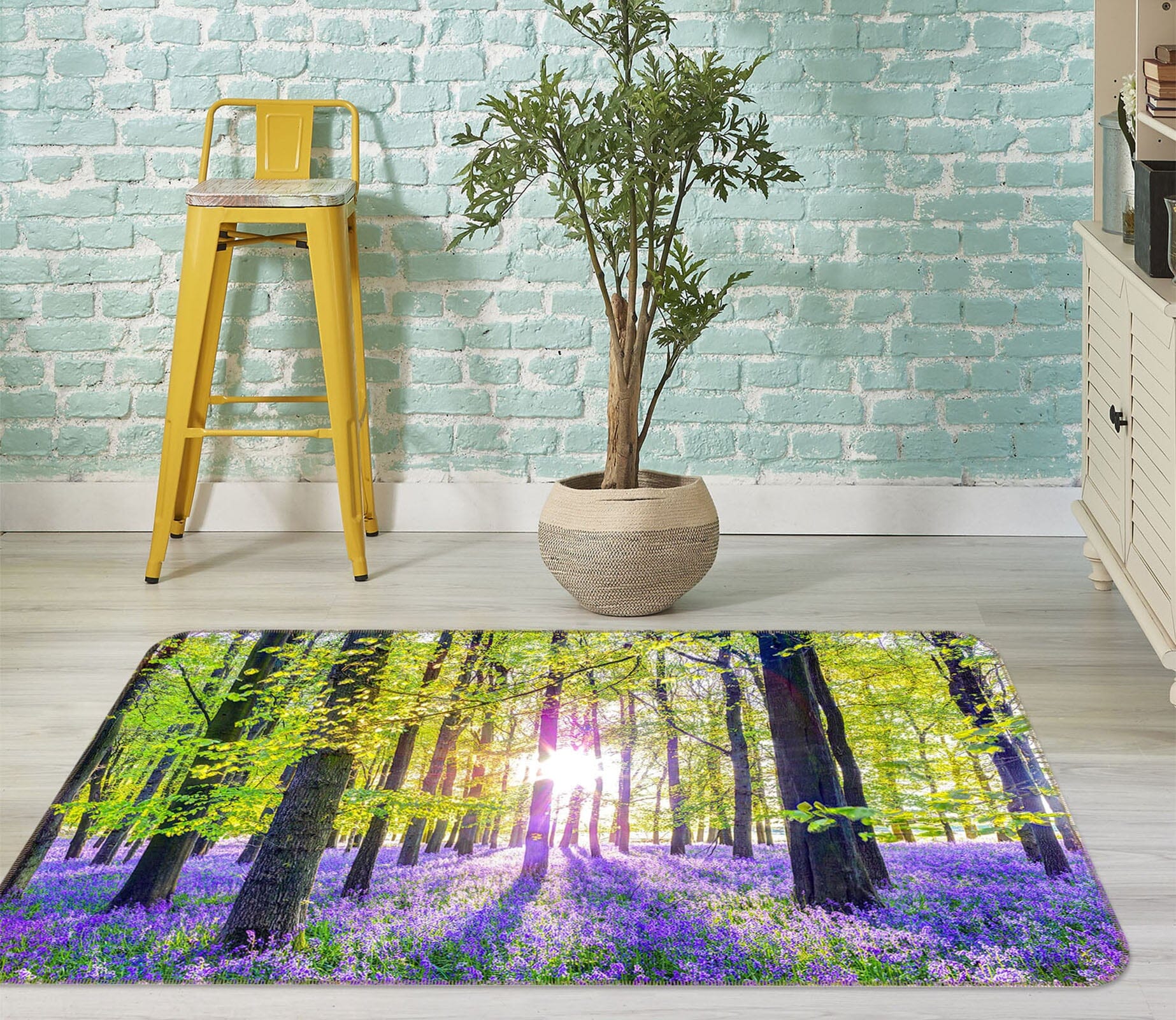 3D Sunshine Flower Sea 1015 Assaf Frank Rug Non Slip Rug Mat Mat AJ Creativity Home 