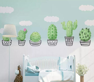 3D Green Plant 1802 Wall Murals Wallpaper AJ Wallpaper 2 
