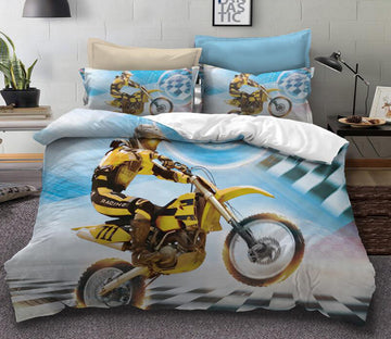 3D Motorcycle Eace 1070 Bed Pillowcases Quilt