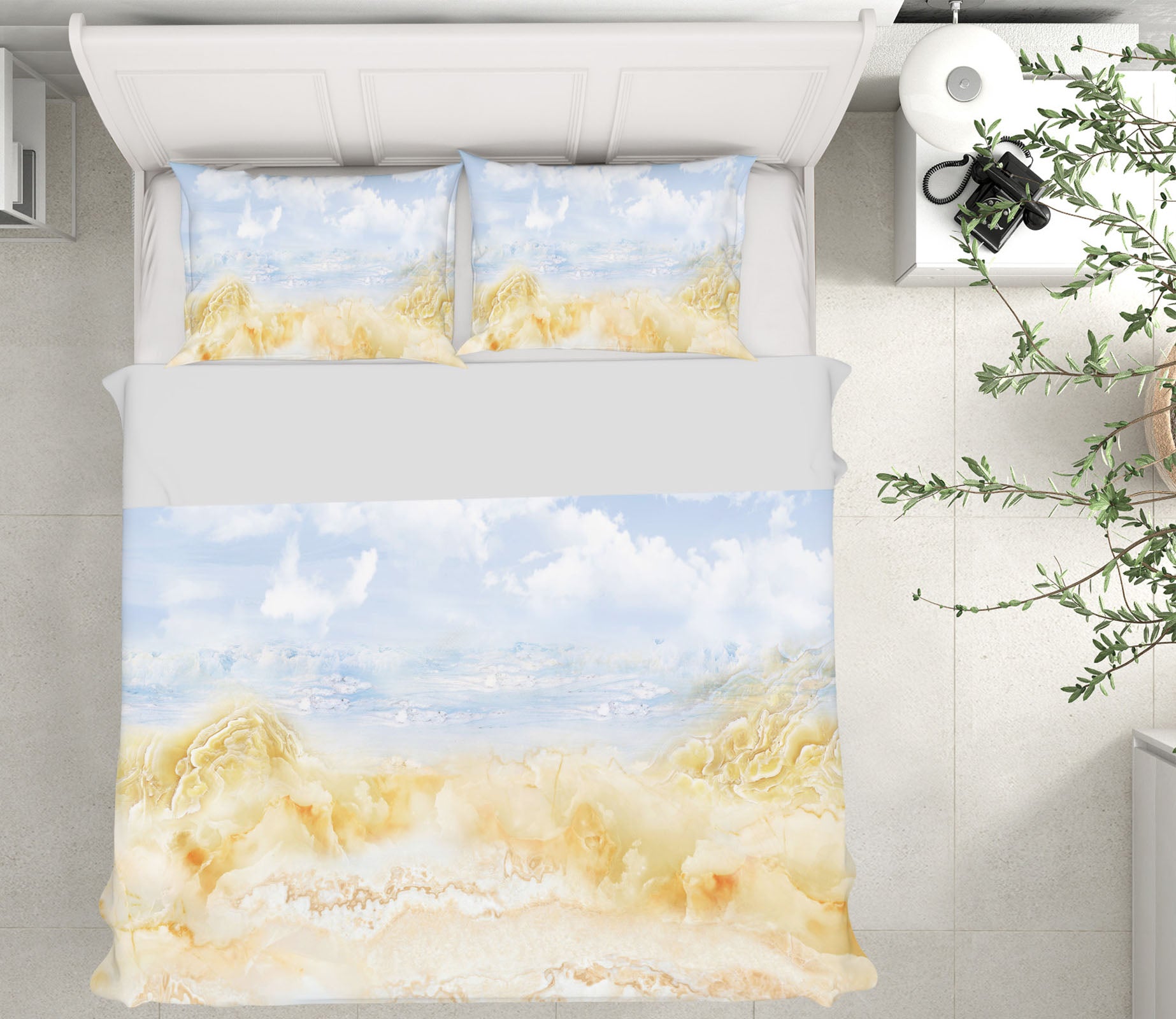 3D Sea Of Clouds 15192 Bed Pillowcases Quilt