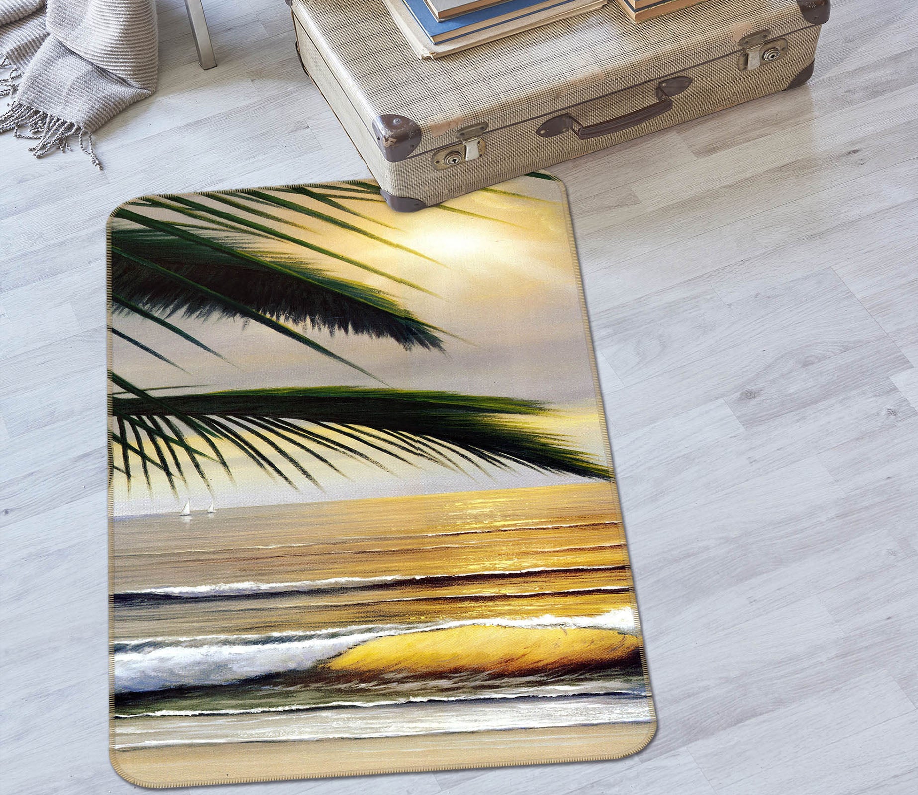 3D Seaside 32190 Non Slip Rug Mat
