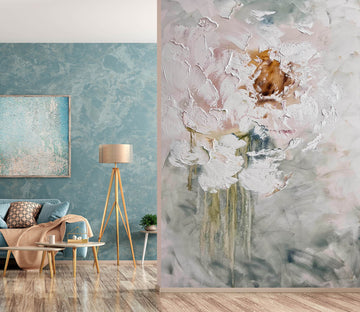 3D White Flower 3024 Skromova Marina Wall Mural Wall Murals