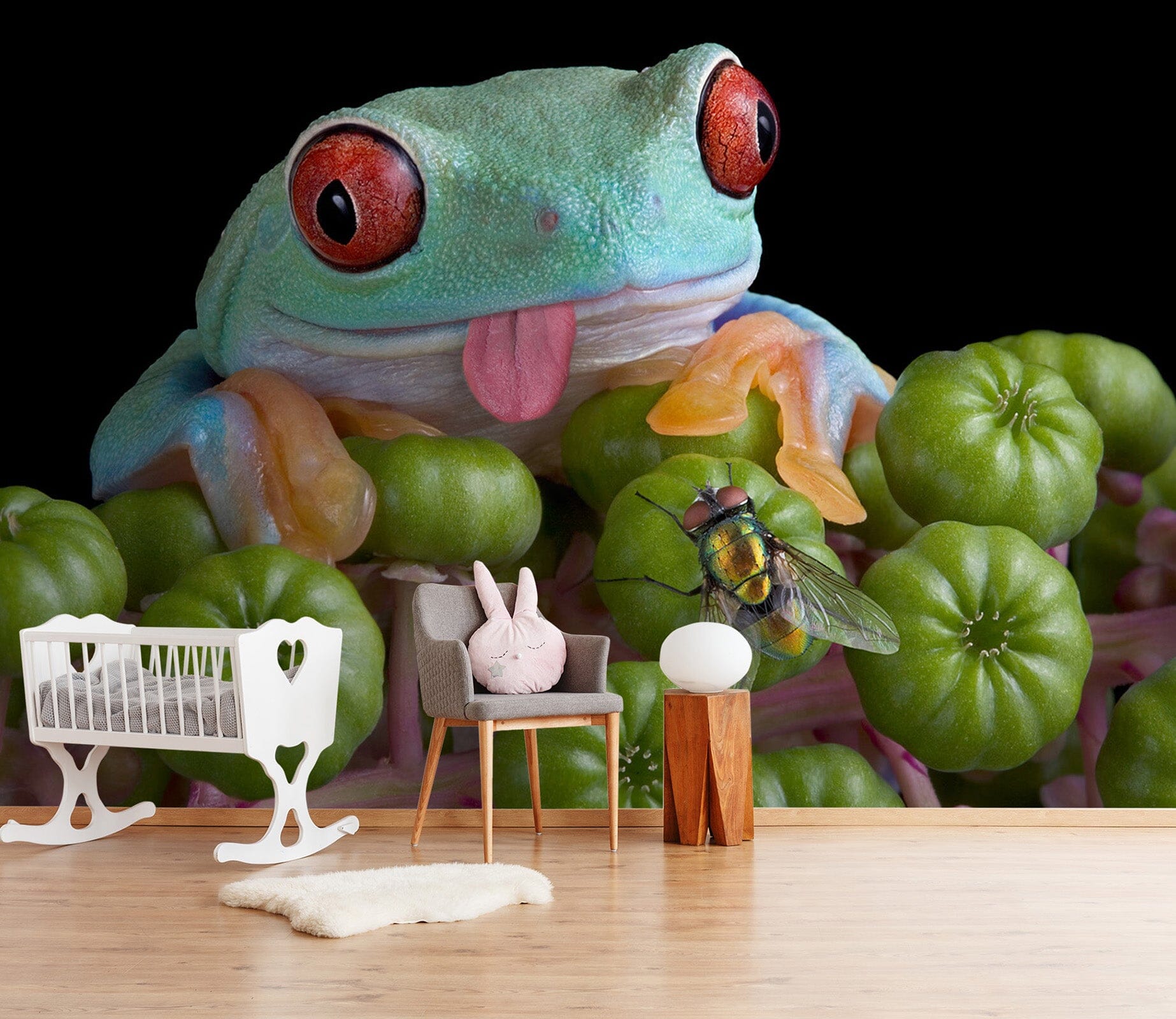 3D Frog Flies 174 Wall Murals Wallpaper AJ Wallpaper 2 