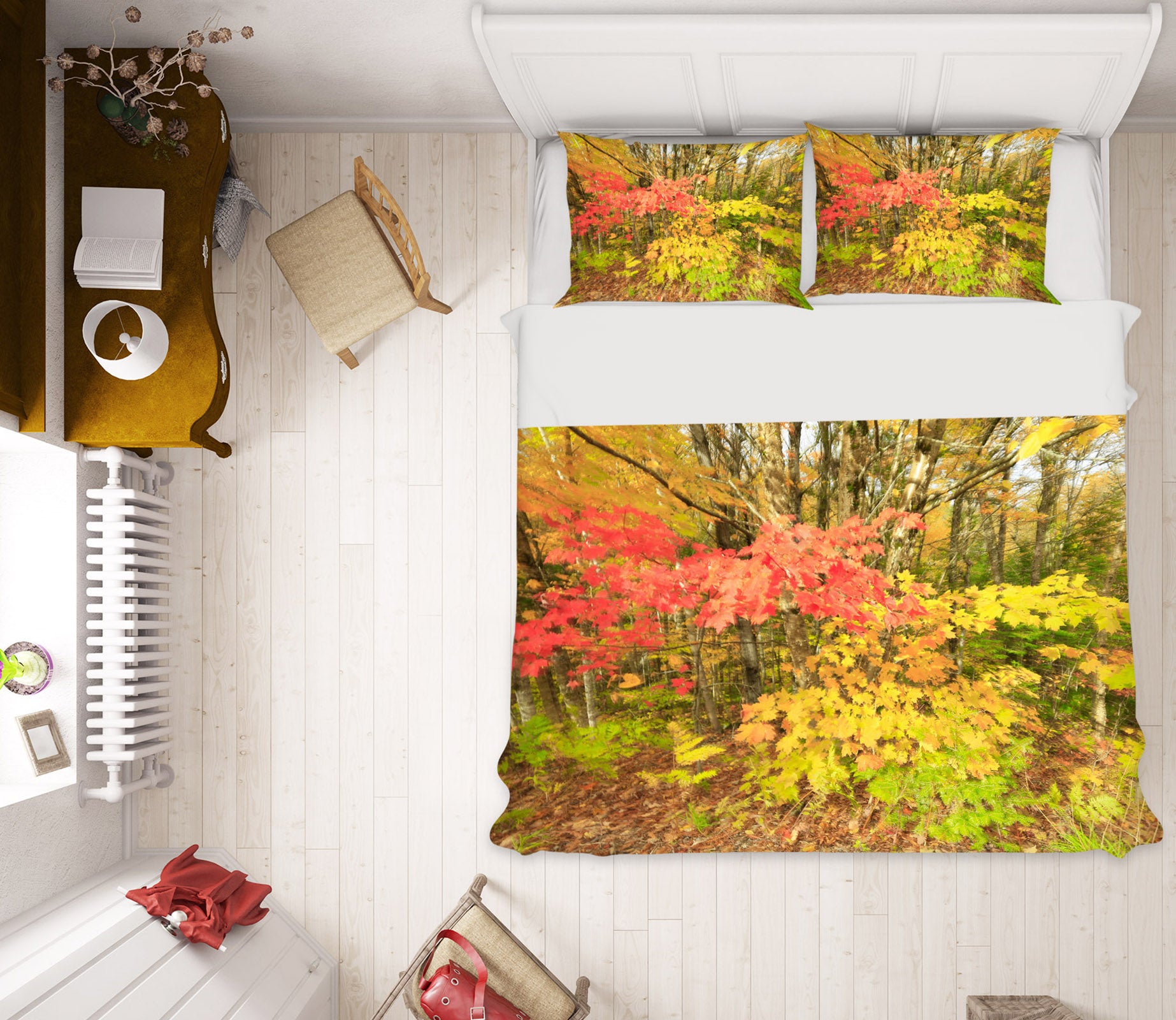 3D Fall Punch 62010 Kathy Barefield Bedding Bed Pillowcases Quilt