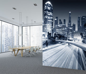 3D Black And White City Building 02 Wall Murals Wallpaper AJ Wallpaper 2 