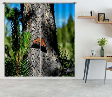 3D Trunk Butterfly 61208 Kathy Barefield Curtain Curtains Drapes