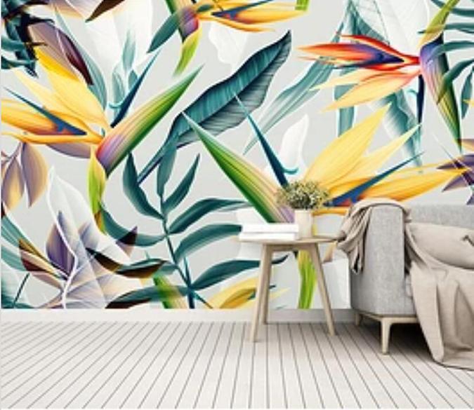 3D Colored Leaves 389 Wall Murals Wallpaper AJ Wallpaper 2 