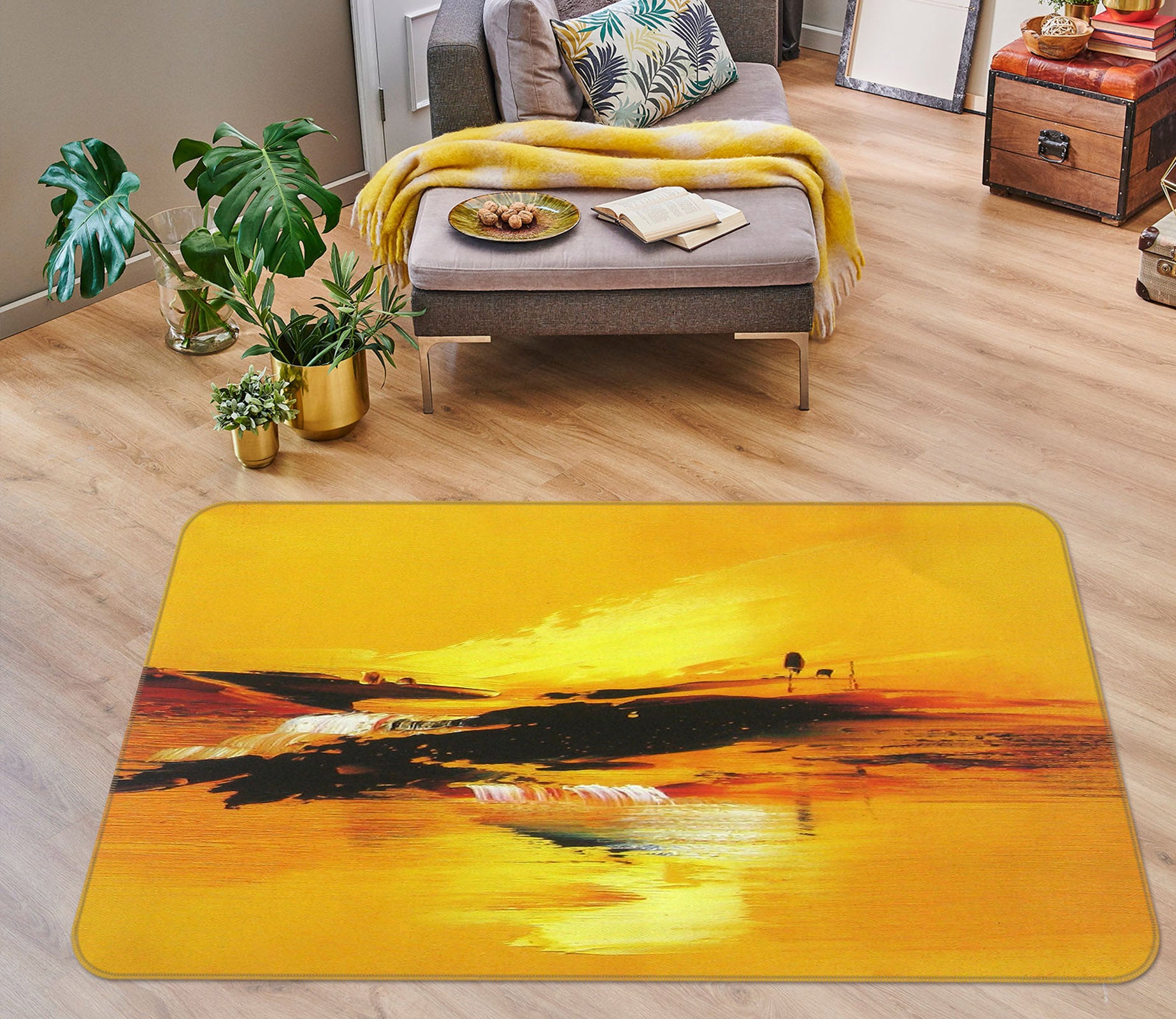 3D Golden 31190 Non Slip Rug Mat