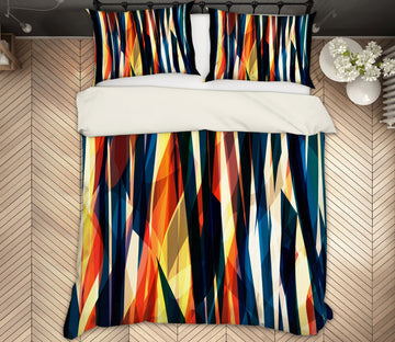 3D Stripe 14039 Bed Pillowcases Quilt