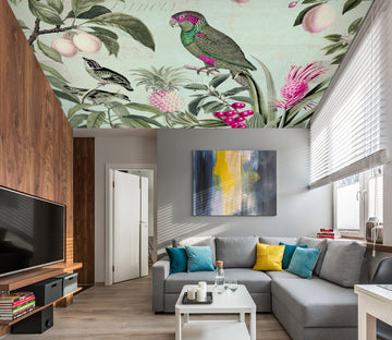 3D Parrot Fruit 979 Andrea Haase Ceiling Wallpaper Murals