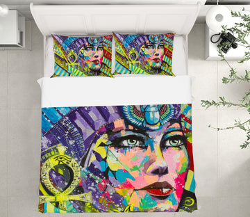 3D Watercolor Woman 021 Bed Pillowcases Quilt