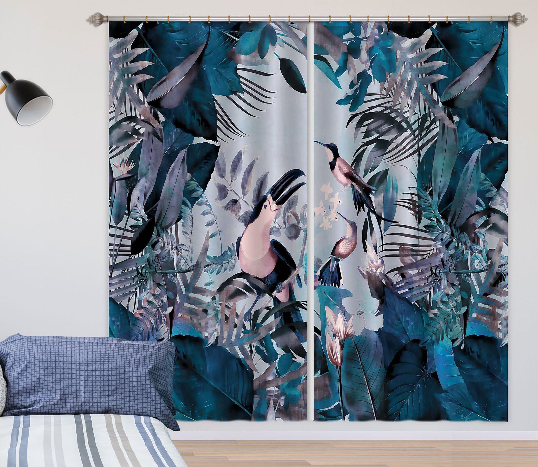 3D Bird Feeding 047 Andrea haase Curtain Curtains Drapes Curtains AJ Creativity Home 