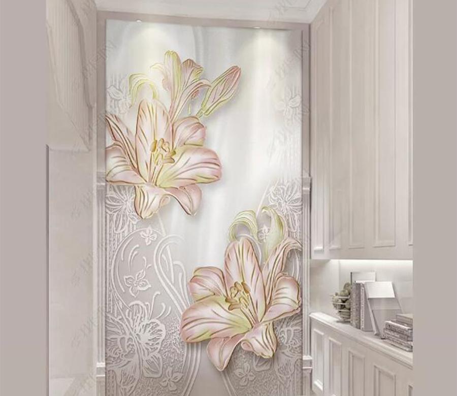 3D Flower Pattern 1001 Wall Murals Wallpaper AJ Wallpaper 2 