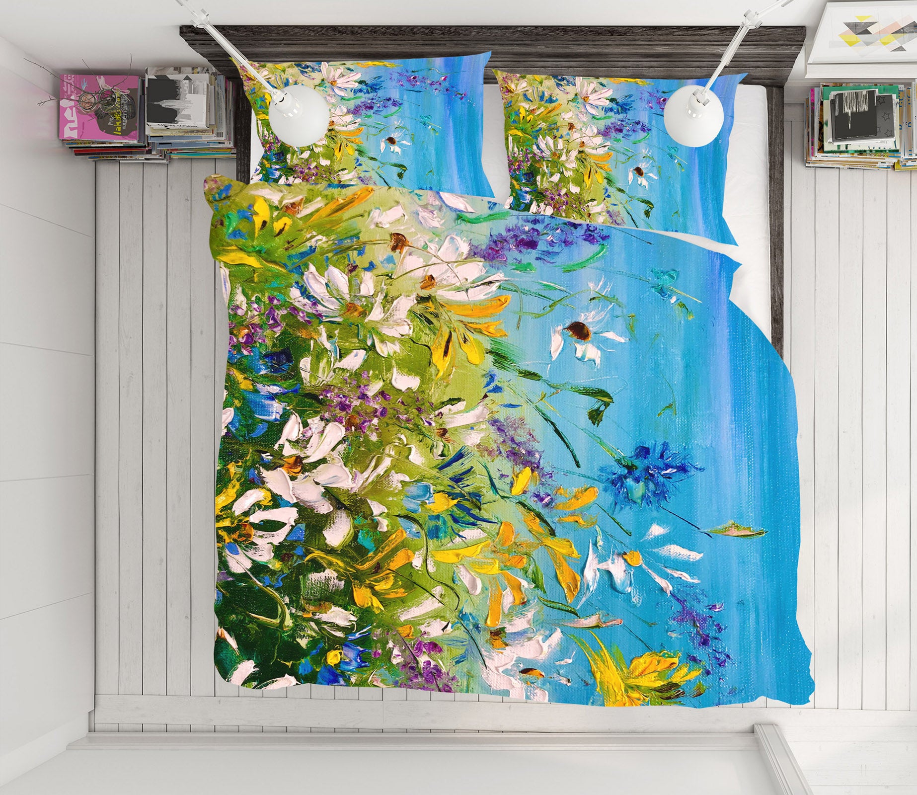 3D Colorful Daisies 584 Skromova Marina Bedding Bed Pillowcases Quilt