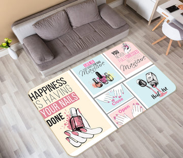 3D Nail Polish 77155 Non Slip Rug Mat