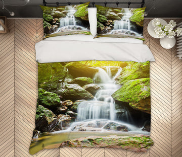 3D Waterfall 15121 Bed Pillowcases Quilt