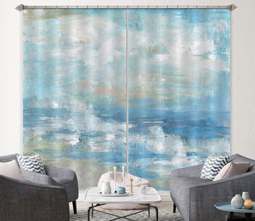 3D Wave Seaside 2202 Debi Coules Curtain Curtains Drapes
