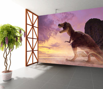 3D Dinosaur Roar 1566 Wall Murals