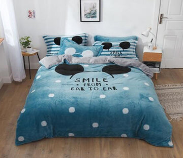 3D Green Dots 18017 Bed Pillowcases Quilt
