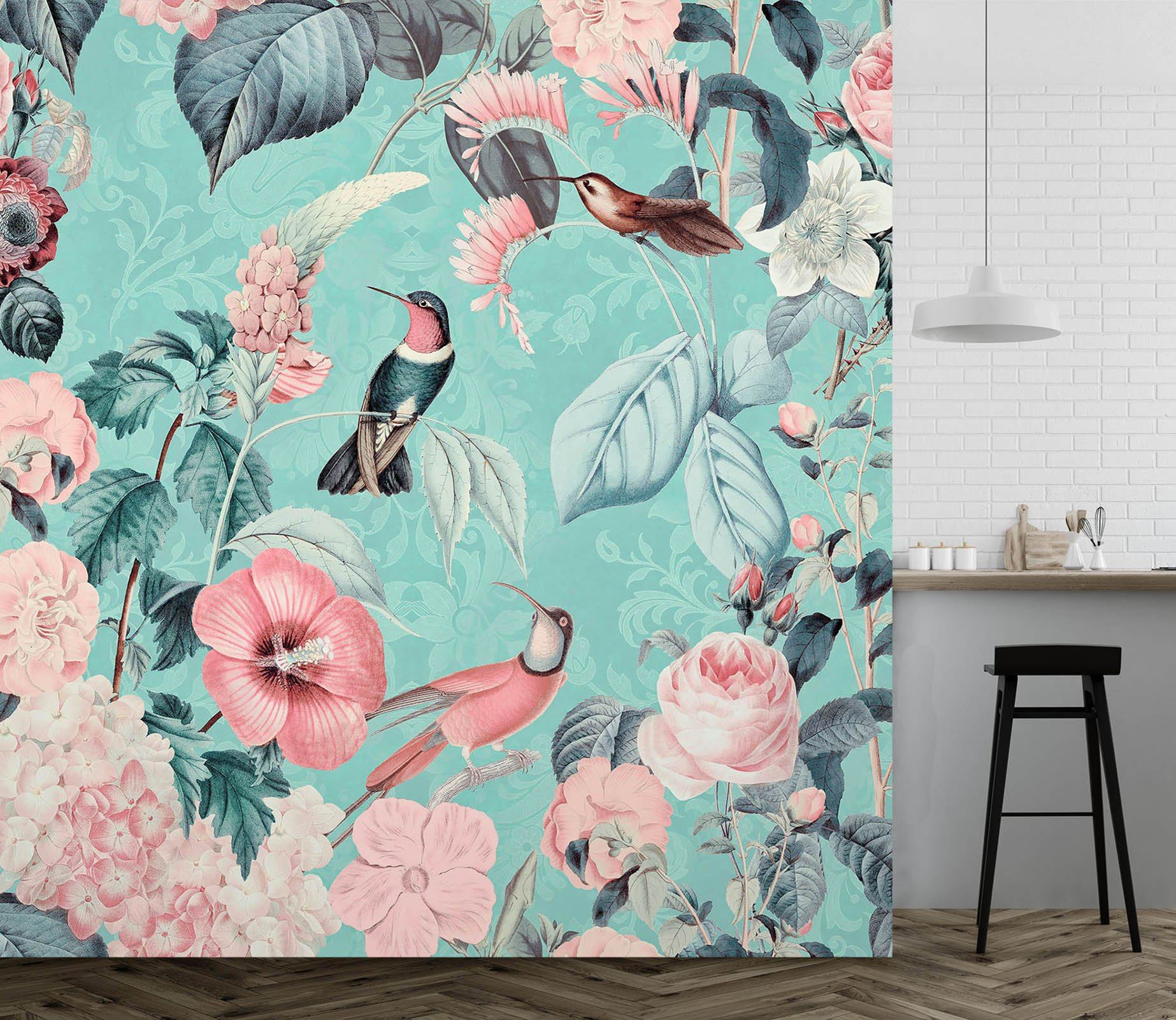 3D Bird Home 1444 Andrea haase Wall Mural Wall Murals Wallpaper AJ Wallpaper 2 