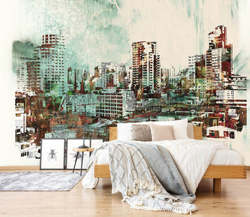 3D Oil Painting City 631 Wallpaper AJ Wallpaper 2 