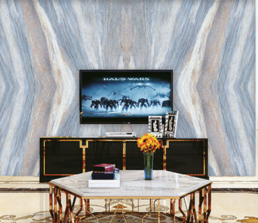 3D Blue Wall WG283 Wall Murals