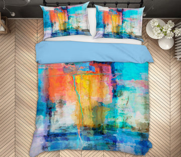3D Yellow Pattern 1007 Michael Tienhaara Bedding Bed Pillowcases Quilt