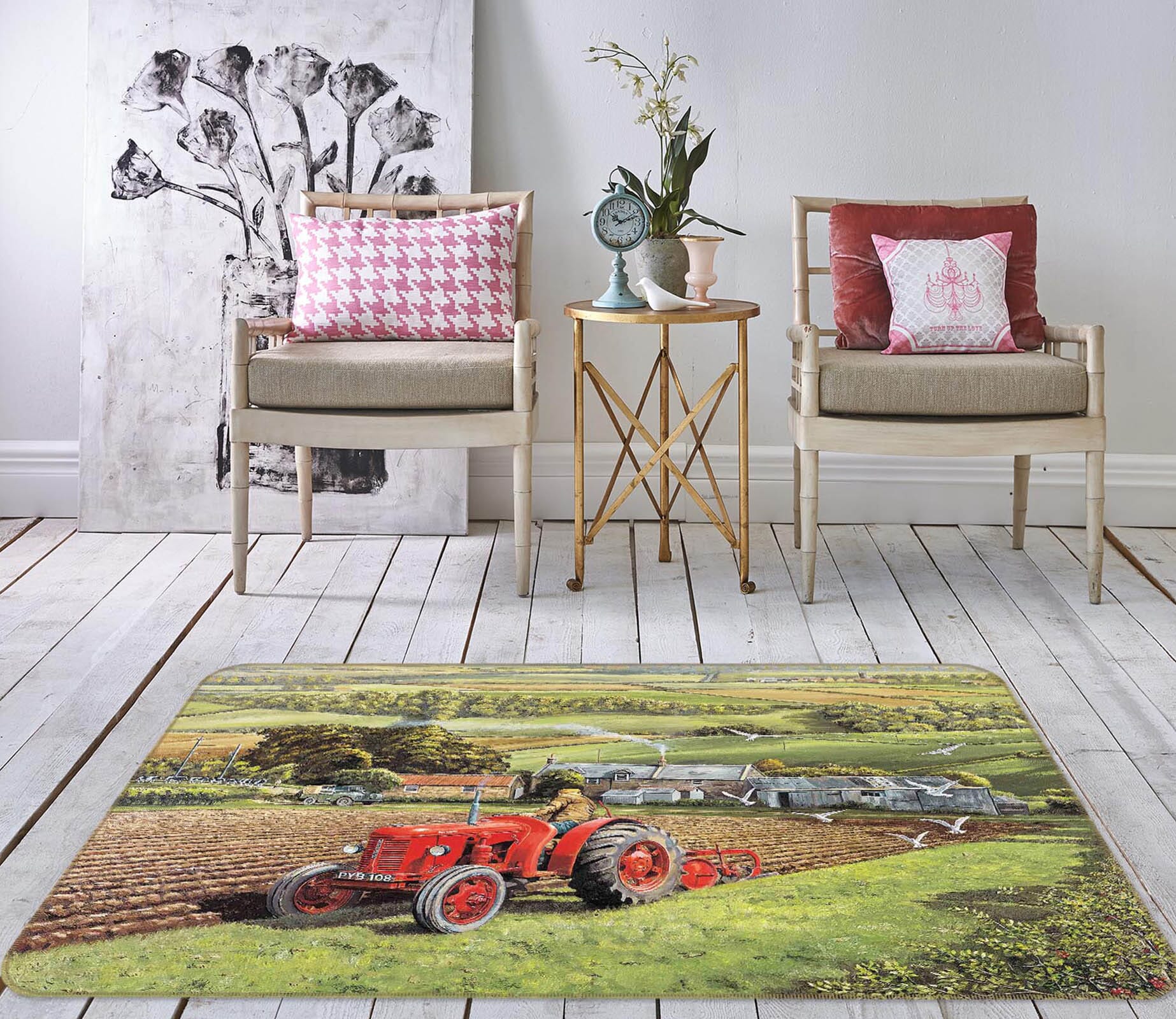 3D Master At Work 1088 Trevor Mitchell Rug Non Slip Rug Mat Mat AJ Creativity Home 