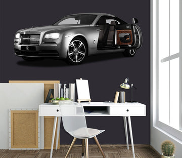 3D Rolls Royce Black 0304 Vehicles Wallpaper AJ Wallpaper 