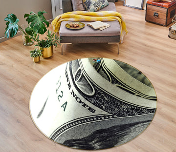 3D Money 74107 Round Non Slip Rug Mat